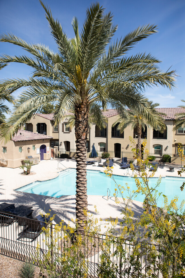 View of pool from condo balcony - 155 N Lakeview Blvd Condo Unit 226