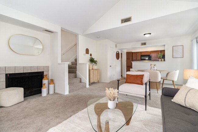 Enjoy a warm and inviting living space, perfect for relaxing or entertaining in comfort and style.