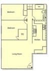 2BR/1BA
