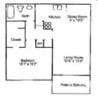 1BR/1BA