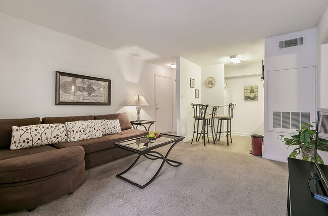 Open Living Room & Dining Room