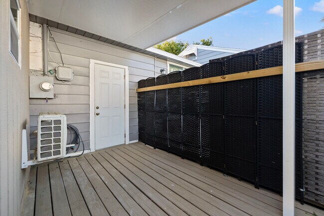 Entrance to laundry room