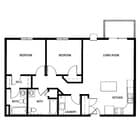 2 Bed , 2 Bath 930 sq ft