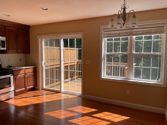 Kitchen to deck area - 1088 W Boylston St Unit Apartment for rent