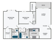 Beauregard Renovated floor plan Ravens Crest