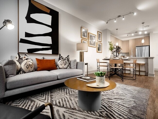 Track lighting overhead lets you point the light where you need it.