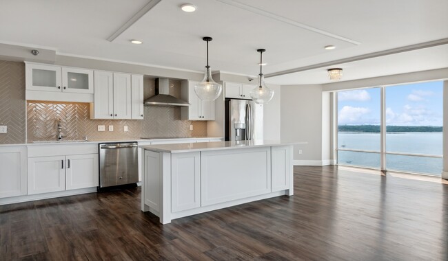 Luxury kitchens come fully equipped for a truly premier living experience - The Beach Club Residences Apartments