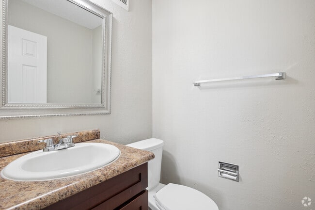 Remodeled B2 2BR, 1.5BA - 860SF - Primary Bathroom