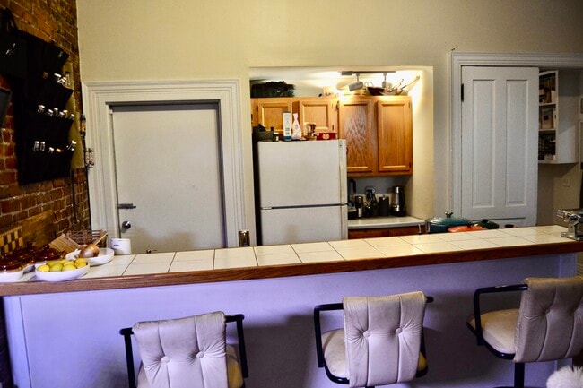 straight inside the door. eat at counter