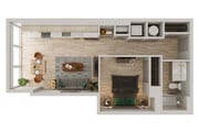 U3 floor plan 400H