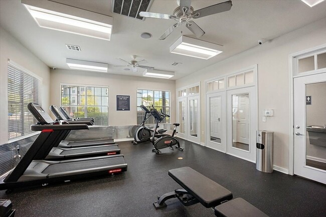 Achieve Your Fitness Goals in the State-of-the-Art Fitness Center at Eagle Flatts Apartments in Hattiesburg