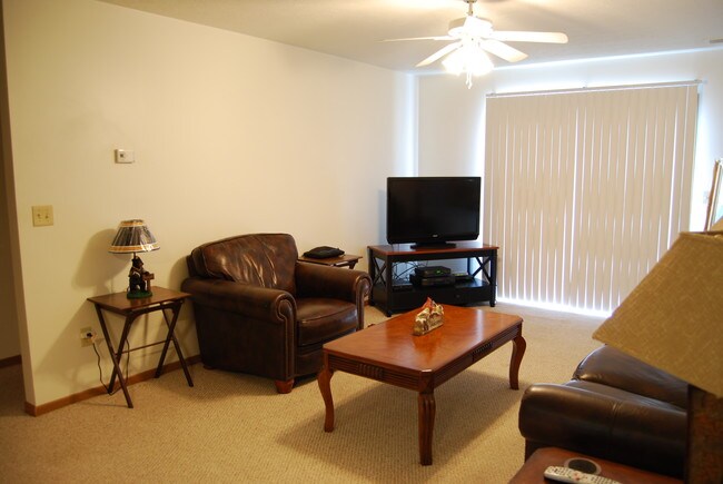 2B/1B View of Living Room