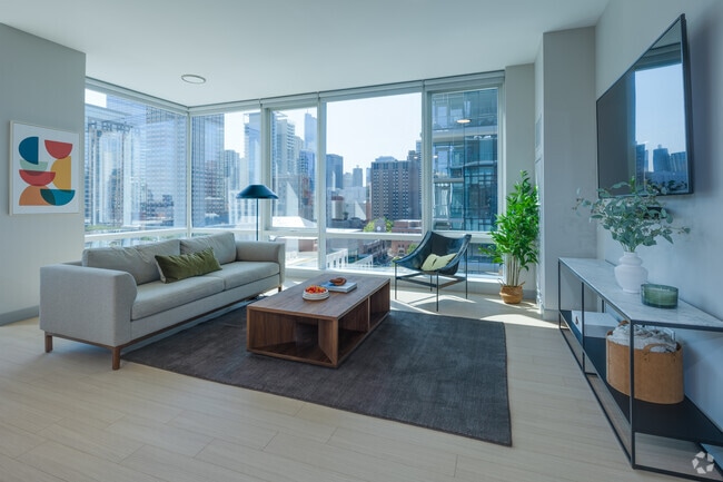 2BR, 2BA - 1,358SF (Living Room)