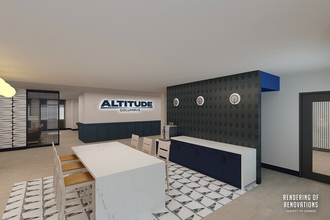 Rendering of Clubhouse - Altitude Columbus