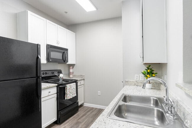 1BR, 1BA - 727SF - Kitchen - Villas at Zaragosa