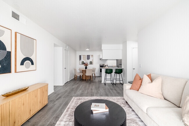2BR, 1BA - 848SF - Living Room