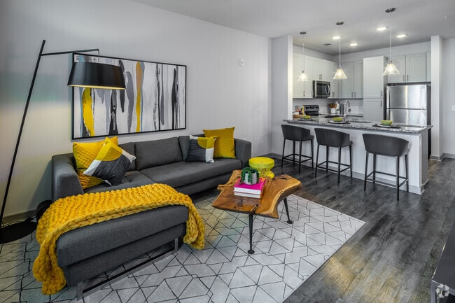 1BR, 1BA - A2 - 671SF - Living Room