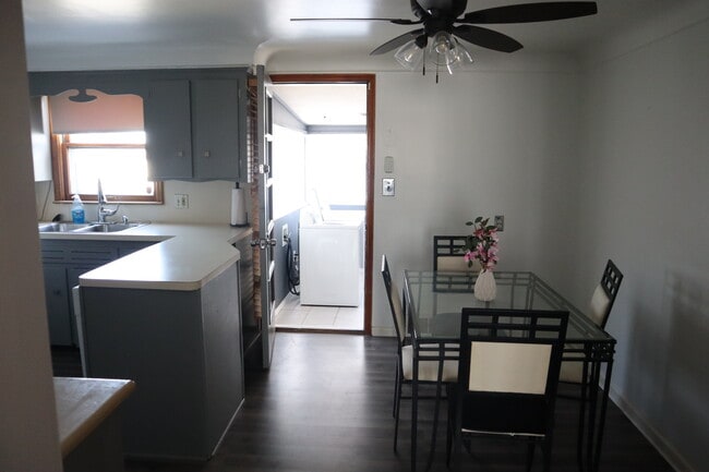 Dining Area and back door to laundry - 1343 Pagel Ave Unit 2