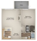 B floor plan Westmount at Eldridge