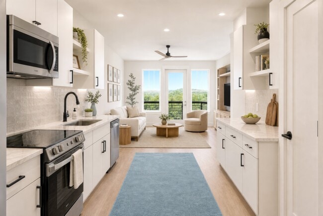 A - Plan Kitchen & Living Room