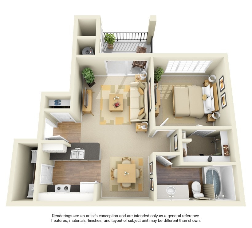 Floor Plan - 1B