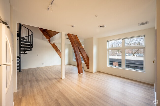 2BR, 2BA - 1,231SF - Kitchen/Living Room