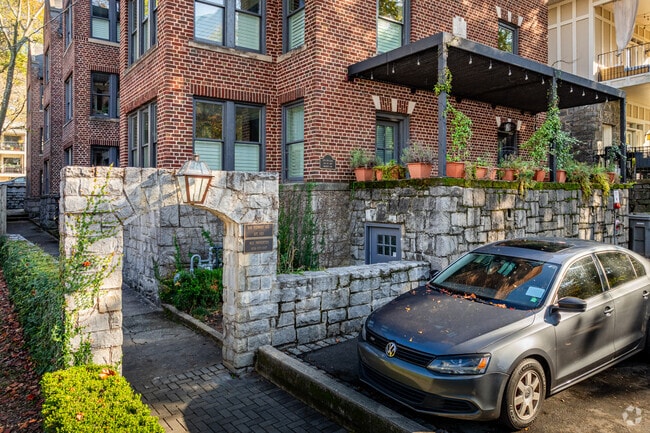 Entrance + Parking