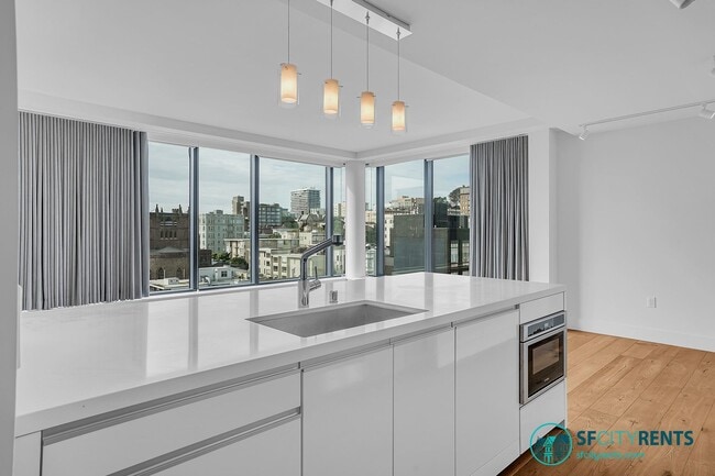 Photo - Pacific Heights: 10th Floor Corner Condo w/ Views, W/D in-unit, Parking & Shared Roof Deck @ The ... Unit 1450 Franklin St. #1002