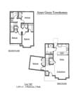 4BD/2BA townhome 1454