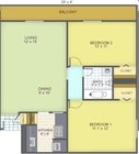 2BR/1BA