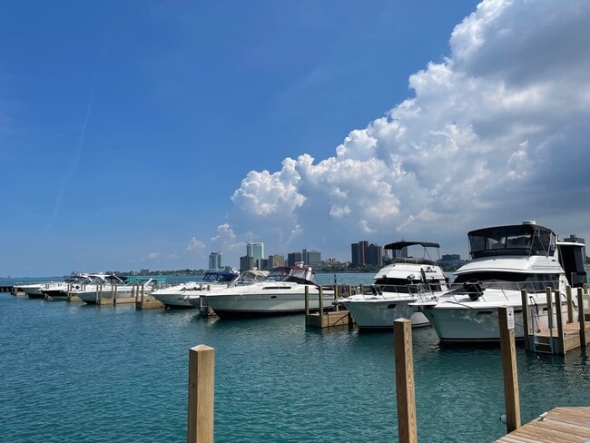 Riverfront Towers Marina Detroit Michigan
