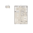 A3: 1bed 1bath