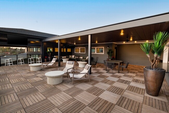 Rooftop Lounge Overlooking Pool