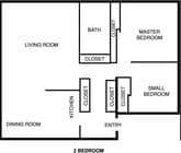 2BR/1BA
