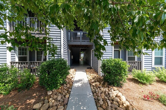 Building Walkway Entrance