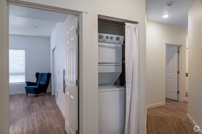 2BR, 2BA, - 1027SF - Hallway - Halsey Crossing Apartments