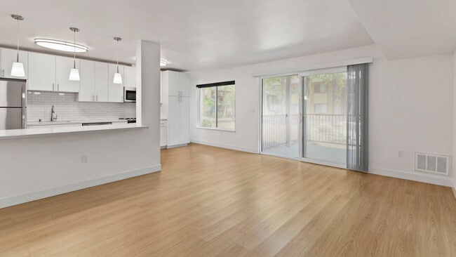 Living and Dining Room with Patio