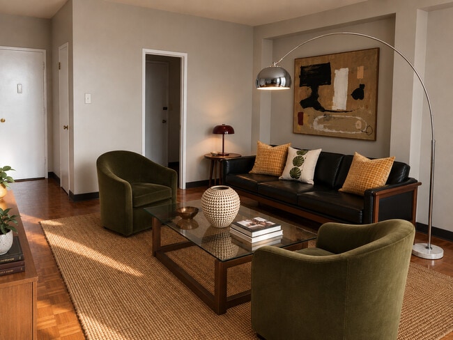 Medium 1BR / Living Area - The Sheraton