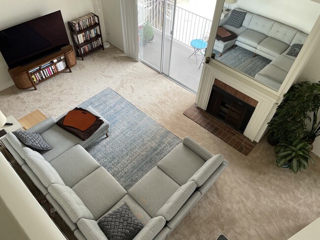 Living Room, upstairs view - 1646 Greenfield Ave Apartments Unit 203