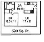 1BR/1BA