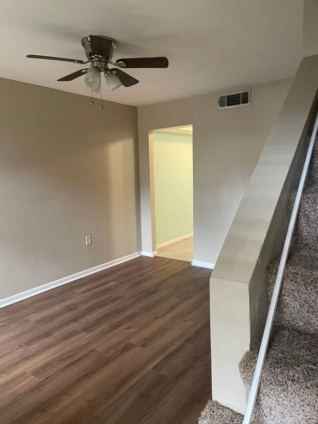 Living room with stairs - 46 Wright Pkwy NW