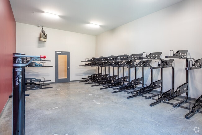 Bike Room with Fix-It Station