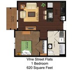 1BR/1BA