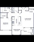 1BR/1BA