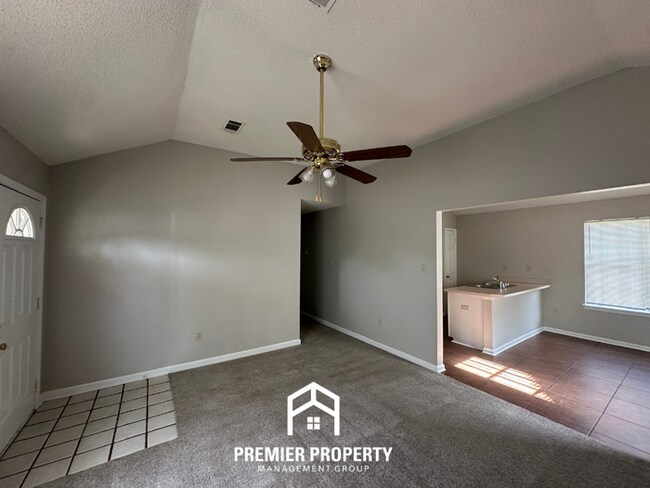 3BR/2BA Cordova Rental with High Ceilings, Tile Kitchen Flooring & Fireplace