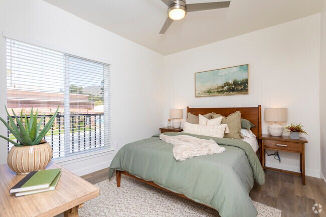 Spacious bedroom