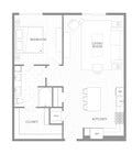 1U | 1bed 1bath