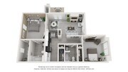A 3D rendering of The Bungalow