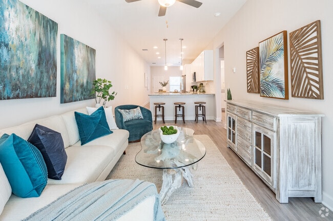 3BR, 2BA - 1,180SF - Livingroom