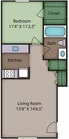 1BR/1BA